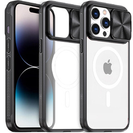 Etui do iPhone 14 Pro Max, Slide Camera Magsafe, czarne