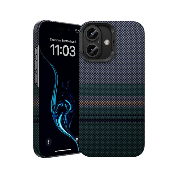 Etui BENKS Kevlar Magnetic Armor Air Aurora 600D 0063 do MagSafe do iPhone 16