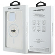 Etui Karl Lagerfeld IML Metal Karl Head MagSafe do iPhone 16 Pro Max