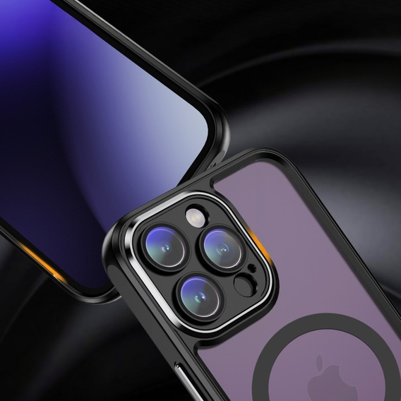 Etui do iPhone 14 Pro Max, ERBORD Impact Guard, do MagSafe, czarne