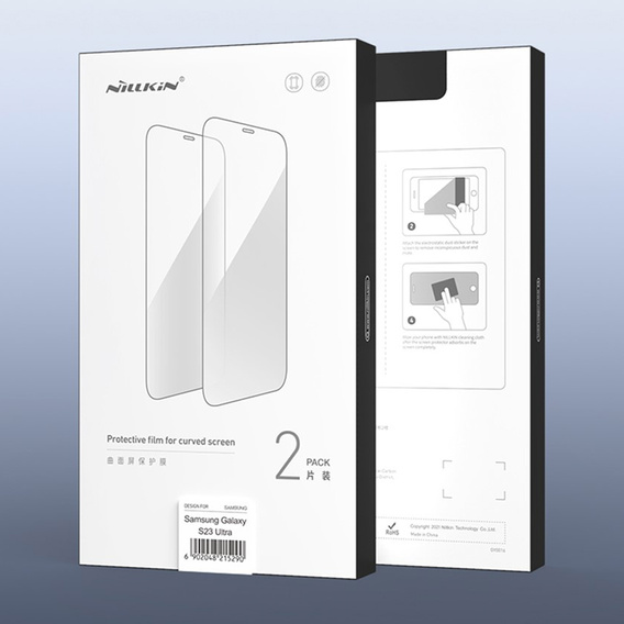 2x Folia Ochronna NILLKIN 3D do Samsung Galaxy S23 Ultra