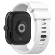 Pasek Silikonowy do Xiaomi Redmi Watch 4 / Xiaomi Smart Band 8 Pro / Xiaomi Smart Band 9 Pro, Biały