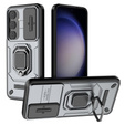 Etui KickStand Camera Lens do Samsung Galaxy S24, szare