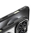 Etui do iPhone 16 Pro Max, Fusion Hybrid Carbon, do MagSafe, czarne