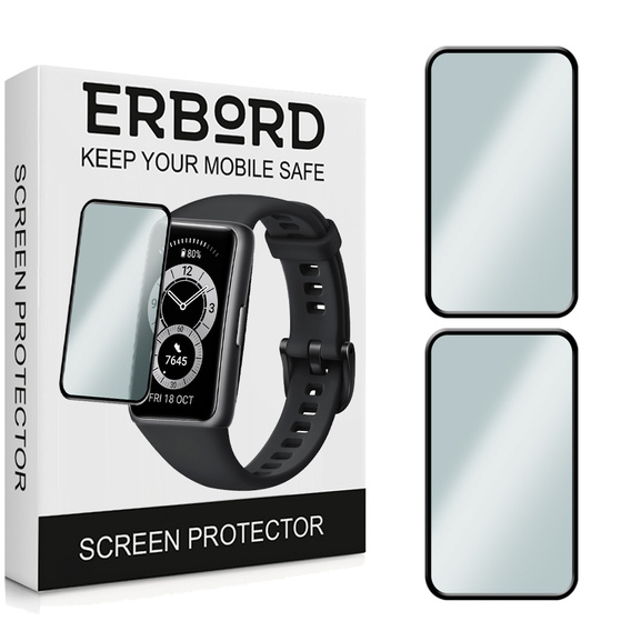 2x Szkło Hybrydowe ERBORD do Huawei Band 7
