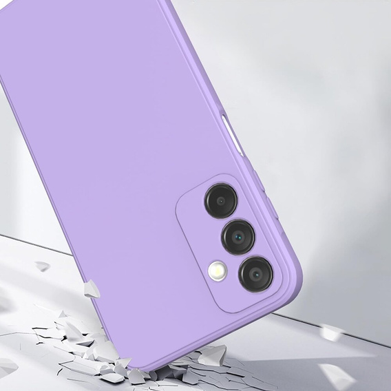 Etui do Samsung Galaxy M15 5G, Silicone Lite, fioletowe