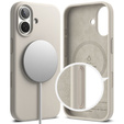 Etui Ringke do iPhone 17, Silicone MagSafe, Stone
