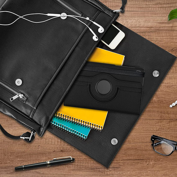 Etui do Samsung Galaxy Tab A7 Lite 8.7 T220 / T225, Obrotowe 360, Czarne