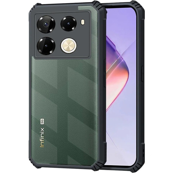 Etui do Infinix Note 40 Pro, AntiDrop Hybrid, czarne