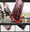 Etui pancerne do Samsung Galaxy S23, Dexnor Full Body (Two Frames), czerwone