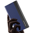 Etui z klapką do Samsung Galaxy S22 Ultra 5G, Side Magnetic, granatowe