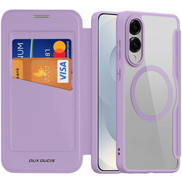 Etui Dux Ducis do Samsung Galaxy S25 Edge, Skin X Pro, MagSafe, fioletowe