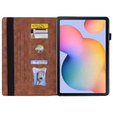Etui do Samsung Galaxy Tab S6 Lite 10.4" 2020/2022/2024, Classic, z miejscem na rysik, brązowe