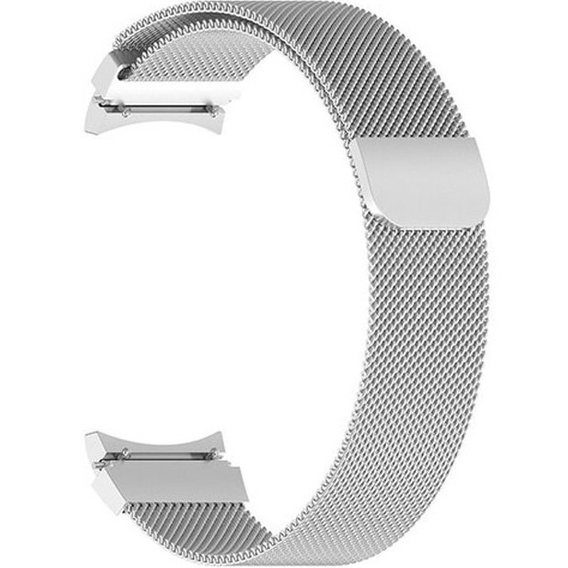 Pasek Bransoleta Milanese do Samsung Galaxy Watch 4/5/6 40/42/43/44/45/46/47mm, Srebrna