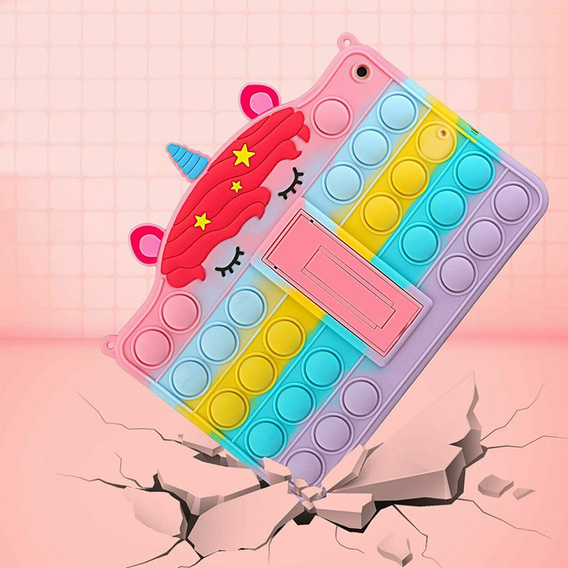 Etui dla dzieci do iPad 9.7" 2018/2017 (6/5 gen.), Bubble, wielokolorowe