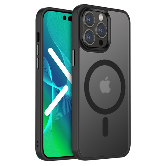 Etui do iPhone 14 Pro Max, Simple MagSafe, czarne