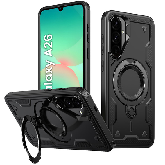 Etui do Samsung Galaxy A26 5G, Military MagSafe, czarne