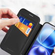 Etui Dux Ducis do iPhone 17, Skin X Pro,  z klapką, do MagSafe, czarne