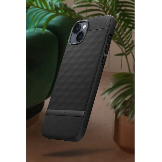 Etui Caseology do iPhone 14 Plus, Parallax MagSafe, Matte Black