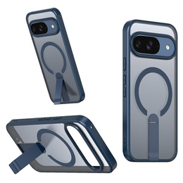 Etui Fusion Hybrid do Google Pixel 10 / 10 Pro, do MagSafe, z podstawką, niebieskie