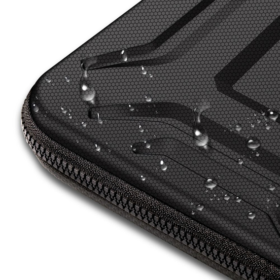 Tech-Protect Kevlar Pro, Etui do laptopów 15-16 cali, Czarne