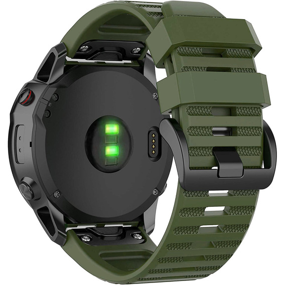 Pasek Silikonowy QuickFit do Garmin Fenix 26mm, Zielony