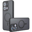 Etui do Oppo Reno 13 Pro, do MagSafe, ERBORD Matt Case, czarny