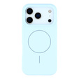 Etui silikonowe do iPhone 17 Pro Max, do MagSafe, antywstrząsowe, niebieskie