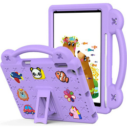 Etui do iPad 9.7" 2018/2017 (6/5 gen.) / Pro 9.7" 2016, Cute Patterns, z podstawką, Fioletowe
