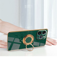 Etui do iPhone 14 Pro Max, Electro Ring, zielone