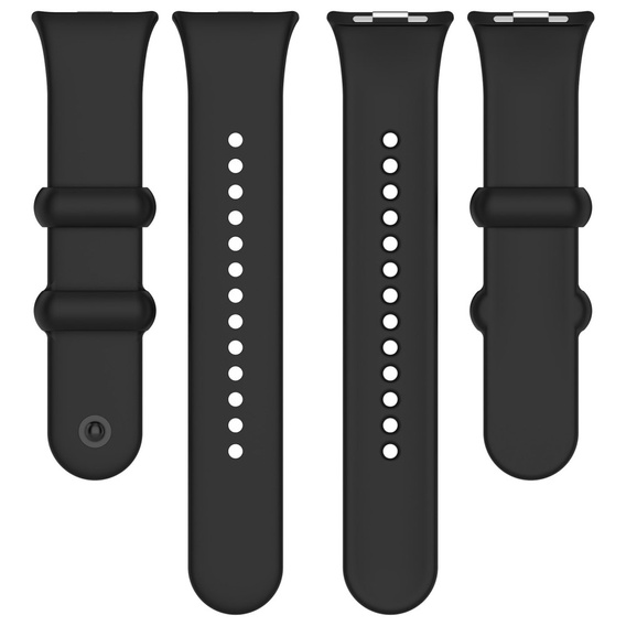 Pasek Silikonowy do Xiaomi Smart Band 8 Pro / Xiaomi Smart Band 9 Pro, Czarny