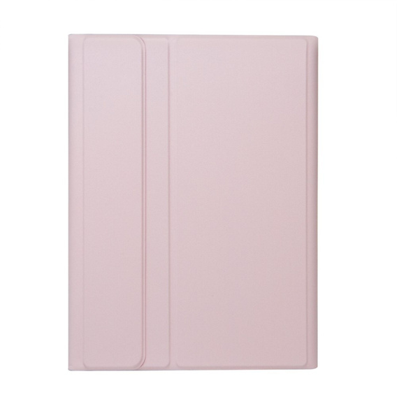 Etui z klawiaturą do iPad Pro 11" 2024 (5 gen.), Leather Pen Slot TouchPad, różowe