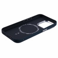 Etui do iPhone 13 Pro Max, Carbon Fiber MagSafe, czarne / niebieskie