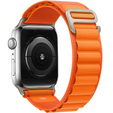 Zestaw Pasek Nylonowy + Etui 2w1 do Apple Watch 4/5/6/SE 40mm, Pomarańczowy