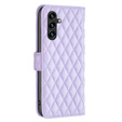 Etui z klapką do Samsung Galaxy A56 5G, Wallet, BINFEN COLOR, fioletowe