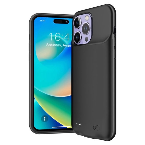 Etui z Baterią 8500mAh do iPhone 14 Pro Max, Czarne