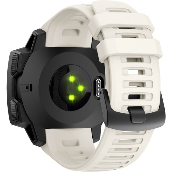 Pasek Silikonowy do Garmin Instinct / Instinct 2, Biały