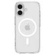 Etui Spigen Ultra Hybrid MagSafe do iPhone 17, Clear/White