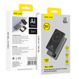 Blavec Power Bank 10000mAh BJ-03 Slim 13,5mm - Typ C - 22,5W, MagSafe 3w1 - szary