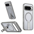 Etui Fusion Hybrid do Google Pixel 10 Pro XL, do MagSafe, z podstawką, szare