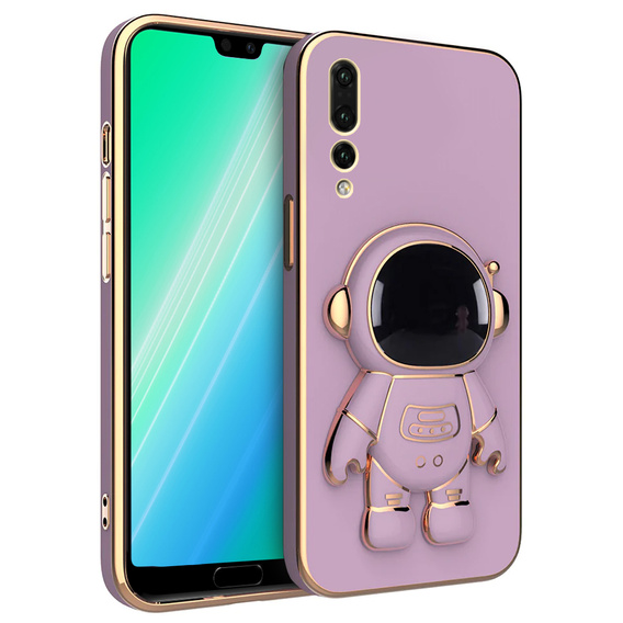 Etui do  Huawei P20 Pro, Astronaut, fioletowe