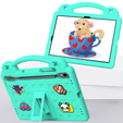 Etui do Samsung Galaxy Tab S7/S8/S9, Cute Patterns, z podstawką, Zielone