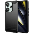 Etui do Xiaomi Poco F6, Carbon, czarne