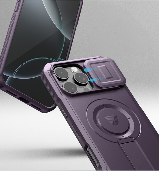 Etui Dexnor MagSafe z osłoną aparatu do iPhone 16 Pro Max