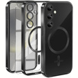 Etui do Samsung Galaxy S24+ Plus, Electro MagSafe, czarne + Szkło na ekran
