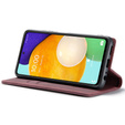 Etui CASEME do Samsung Galaxy A53 5G, Leather Wallet Case, czerwone