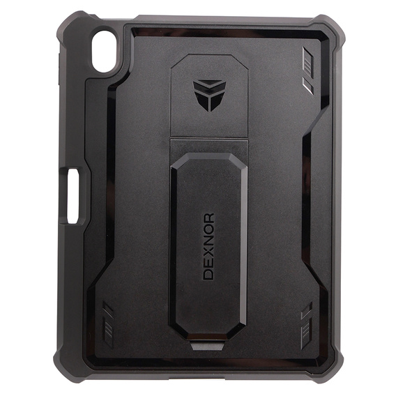 Etui pancerne do iPad 11" 2025 A16 (11 gen.) / iPad 10.9" 2022 (10 gen.), Dexnor Full Body, czarne