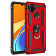 Etui pancerne do Xiaomi Redmi 9C, Nox Case Ring, czerwone
