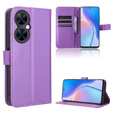 Etui z klapką do Huawei Nova 11i, Wallet Smart Magnet, fioletowe