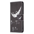 Etui z klapką do Xiaomi Redmi Note 13 Pro 5G, Wallet, Don't Touch My Phone czarne
